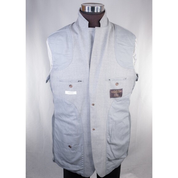 Banana Republic Vitale Barberis 21 Micron Wool 46L Sport Coat Tailored Slim EUC - Picture 10 of 15